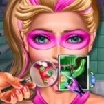 Игра Супер Кукла Язык Доктора
